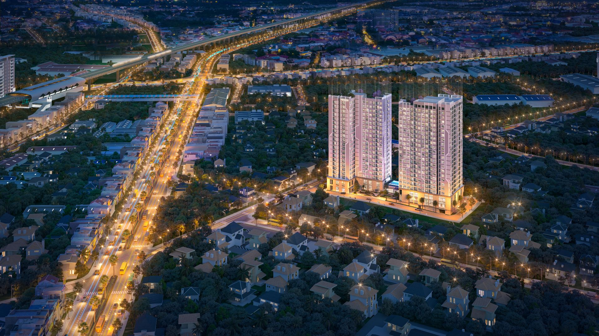"Giải Phẫu" Liên Minh Phát Triển: Bảo Chứng Vàng Tại Dự Án Fenica 2 Phối cảnh dự án căn hộ Fenica Dĩ An