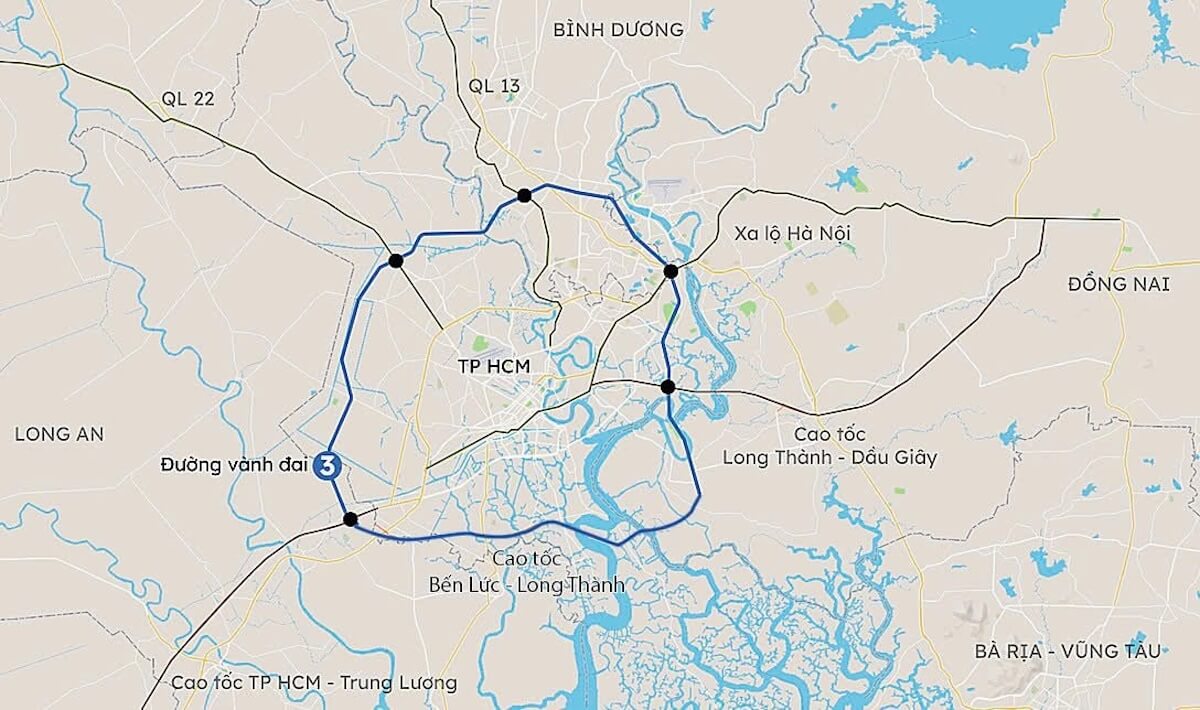 Nút Giao Tân Vạn 2.000 Tỷ Về Đích: Bệ Phóng BĐS Tân Đông Hiệp 2 Bản đồ 6 tuyến giao thông trọng điểm kết nối tại nút giao Tân Vạn
