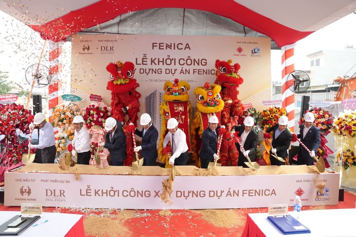 Lễ Khởi Công Dự Án Fenica Dĩ An: Mở Đầu Hành Trình Kiến Tạo 4 Nghi thức xúc cát khởi công xây dựng chung cư Fenica Dĩ An
